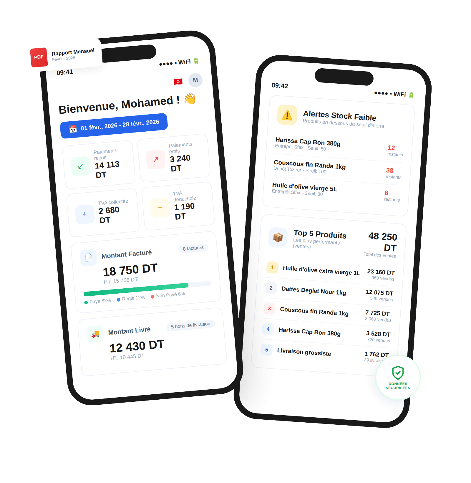 Suivi des paiements clients
