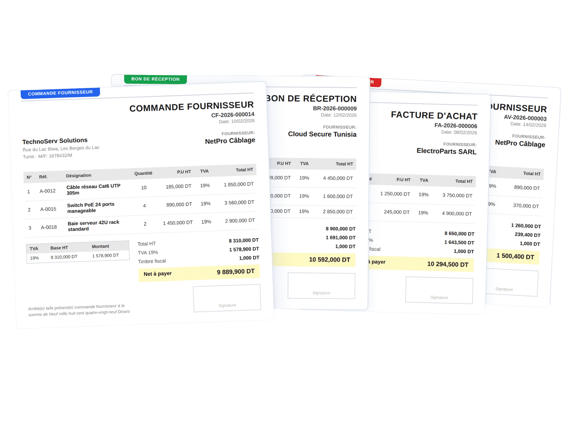Facturation & ventes
